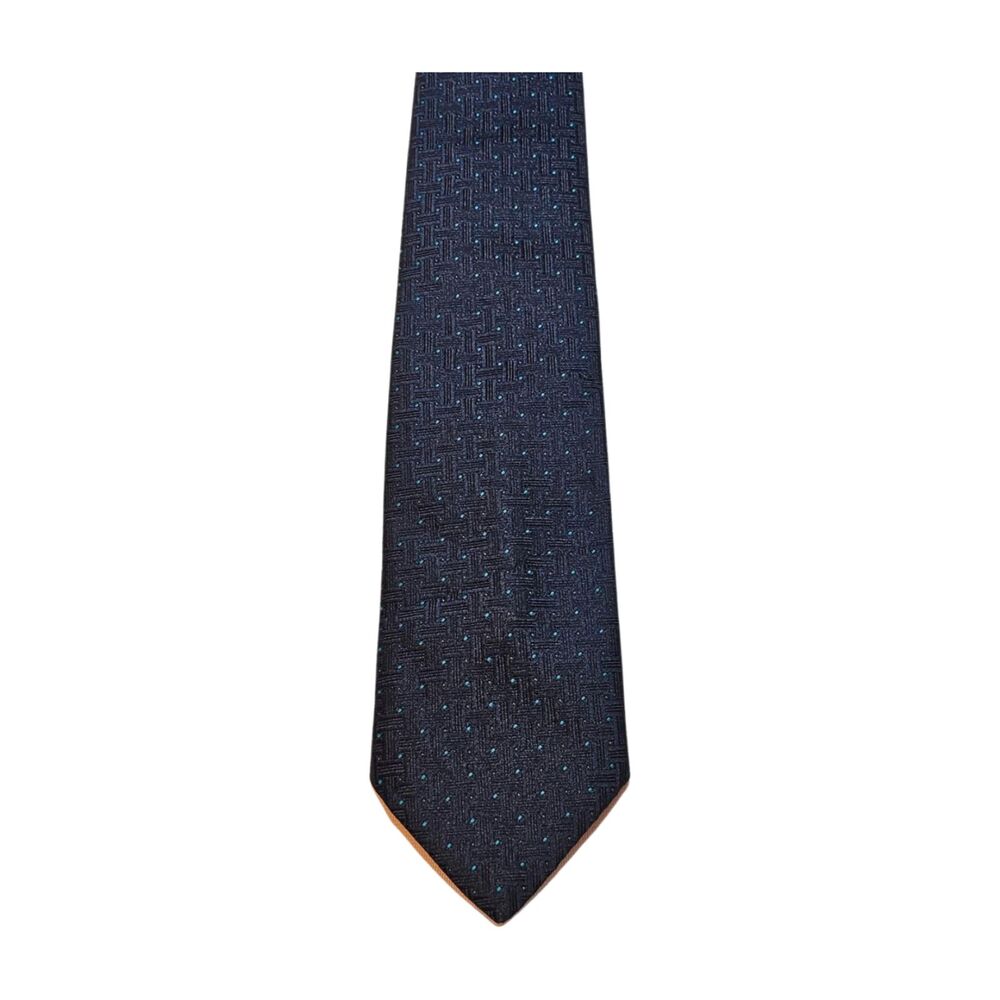 American Edition Men Neck Tie Black 95% Polyester 5% Silk 55"L x 3"W USA
